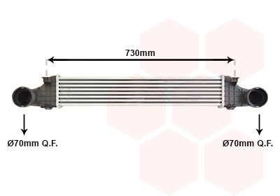 VAN WEZEL Интеркулер 30004410